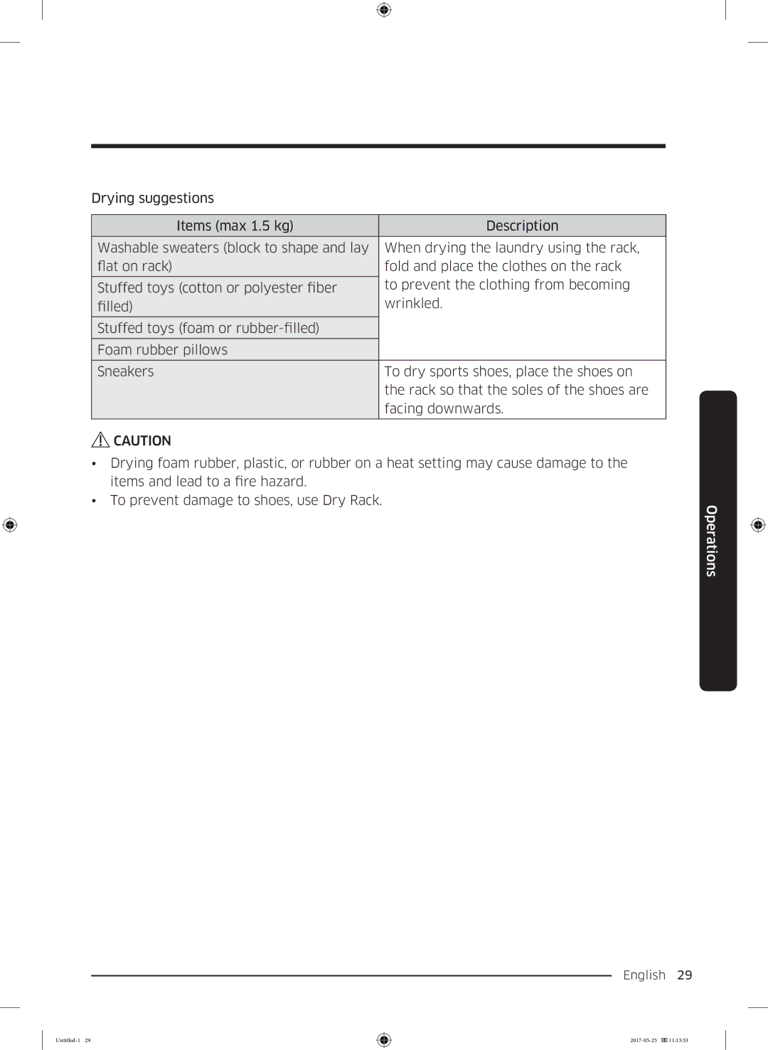 Samsung DV90M8204AW/EE manual English 29  